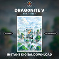 Printable Extended Artwork • Pokémon • Dragonite V 192/203