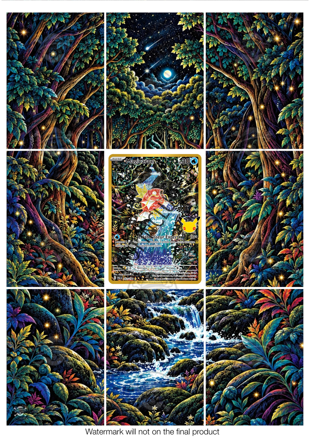 Printable Extended Artwork • Pokémon • Magikarp Reprint 203/193 - 30th Anniversary