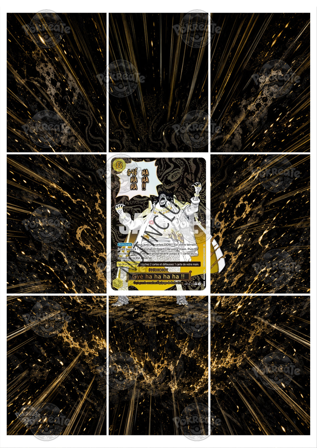 Printable Extended Artwork • One Piece • "Gyé ha ha ha ha!!" OP16-116
