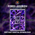 Printable Extended Art • One Piece • Zoro SP ST18-004