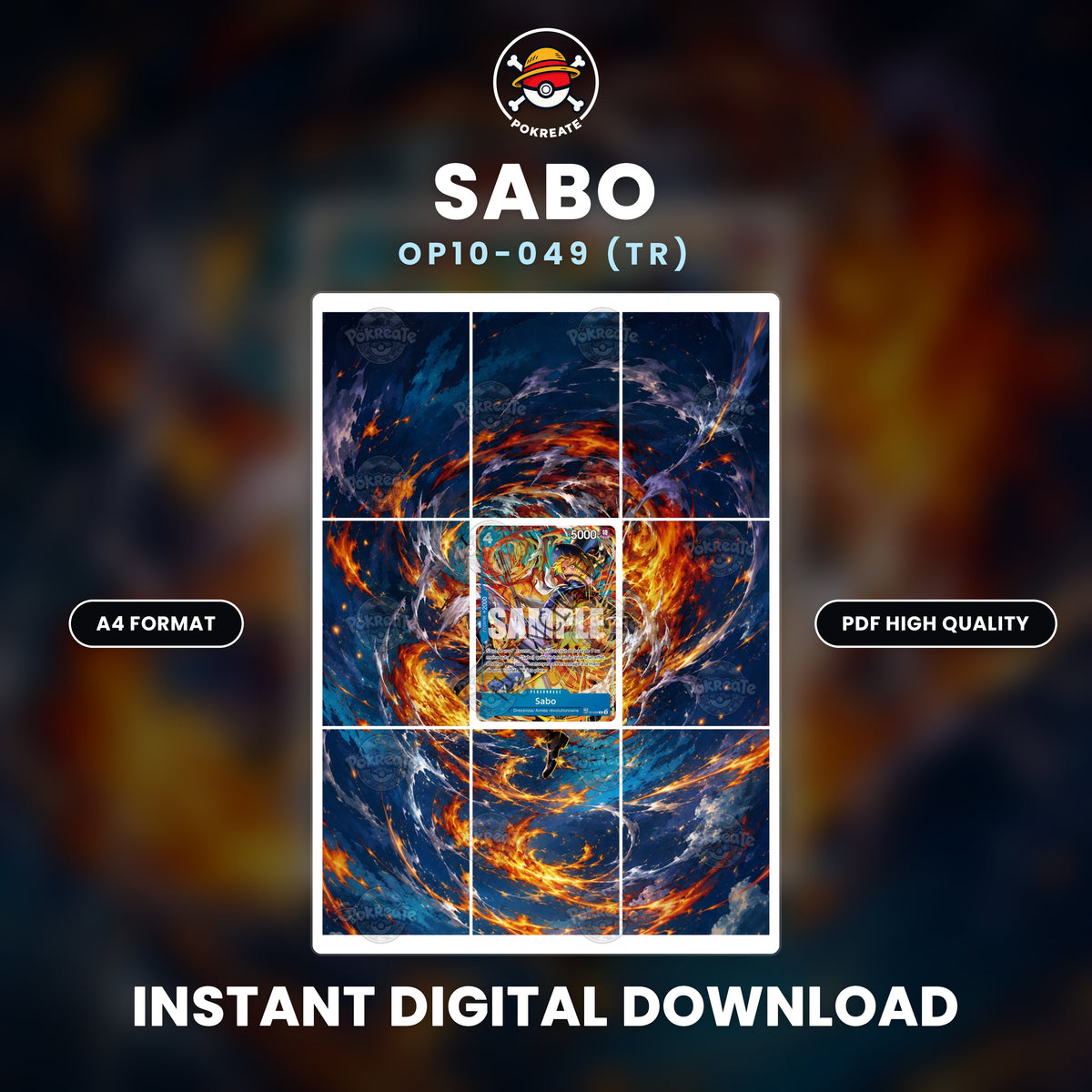 Printable Extended Artwork • One Piece • Sabo TR OP10-049
