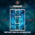 Printable Extended Artwork • Magic TG • Basic Land - Island FRA