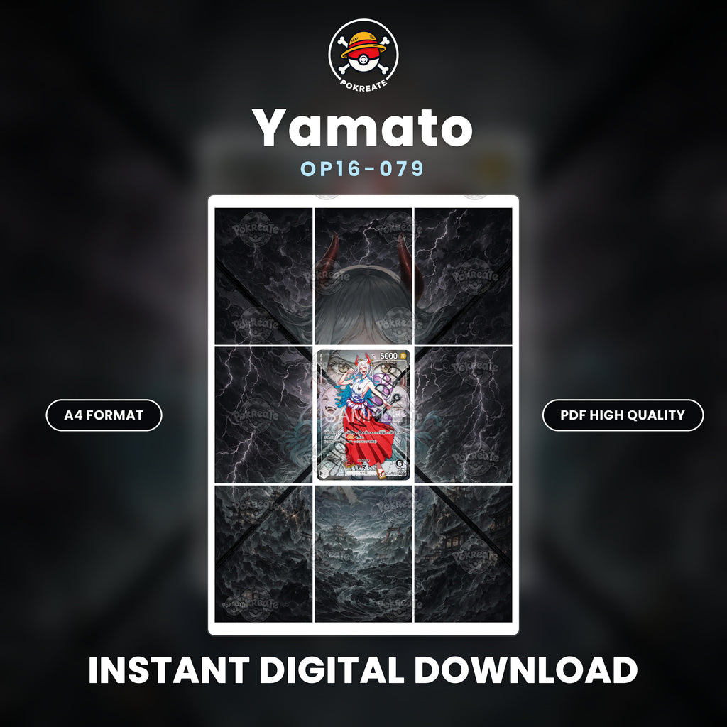 Printable Extended Artwork • One Piece • Yamato OP16-079
