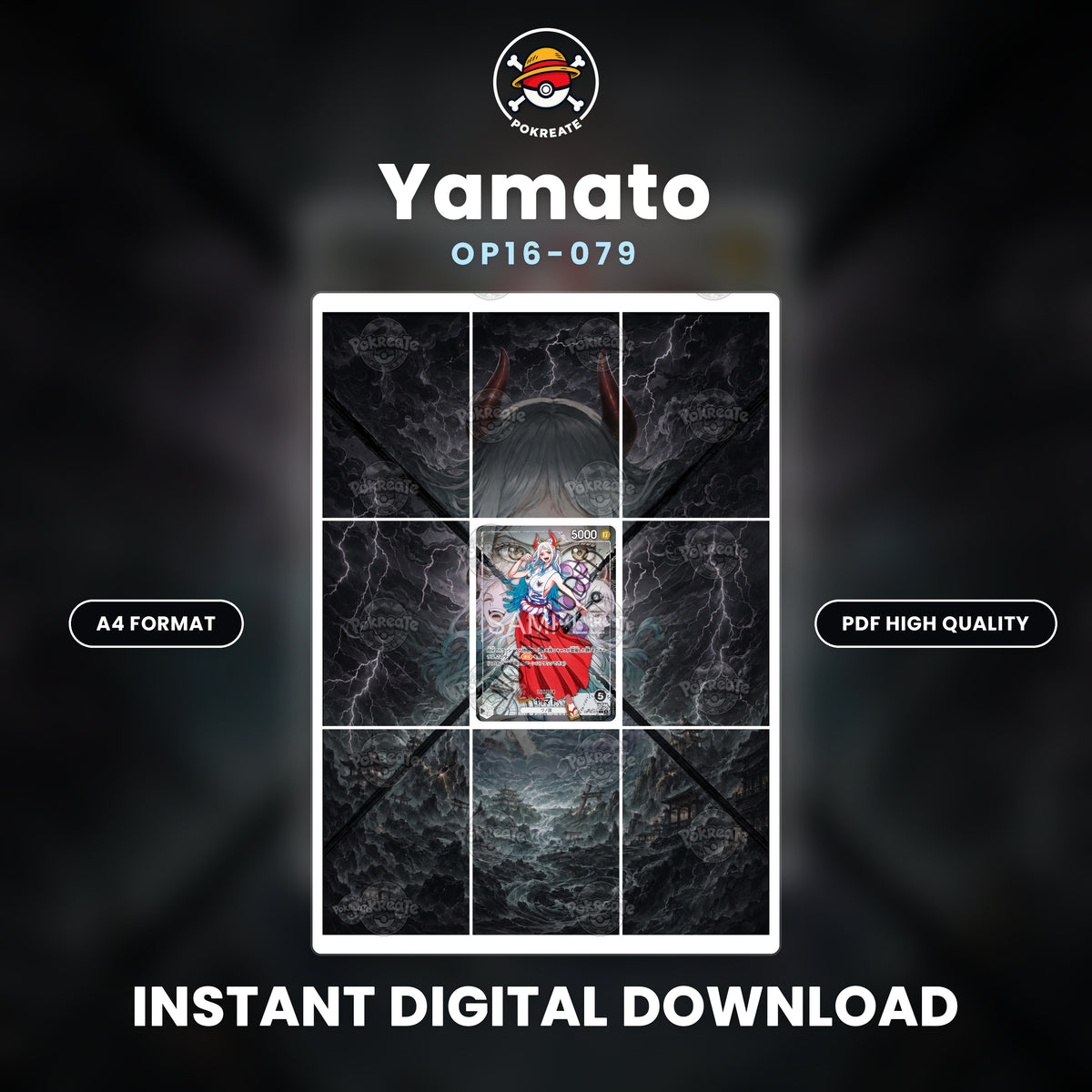 Printable Extended Artwork • One Piece • Yamato OP16-079