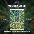 Printable Extended Artwork • Pokémon • Venusaur YX123 Promo