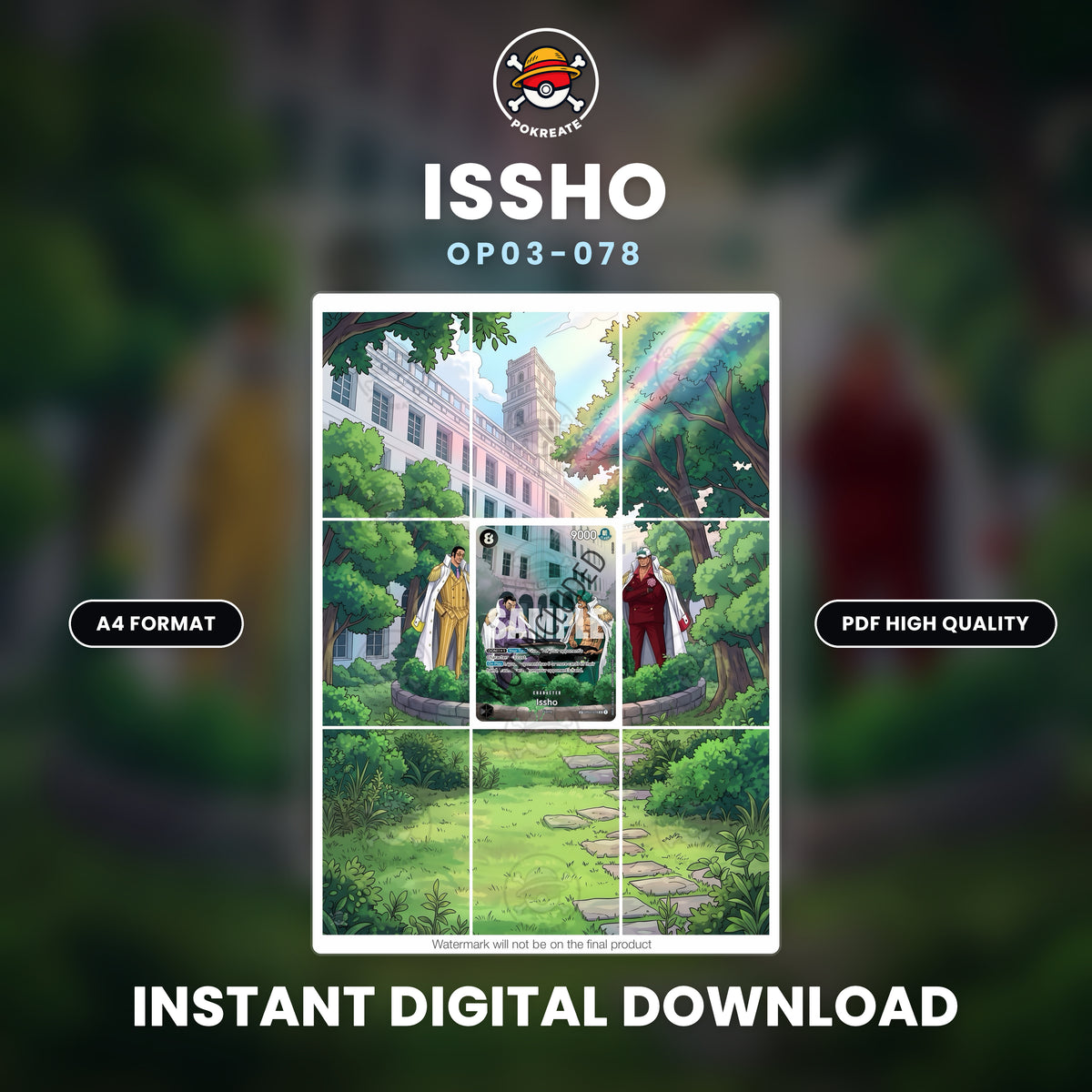 Printable Extended Artwork • One Piece • Issho SP OP03-078
