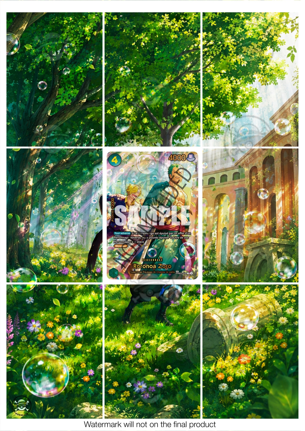 Printable Extended Artwork • One Piece • Zoro SP PRB02-006
