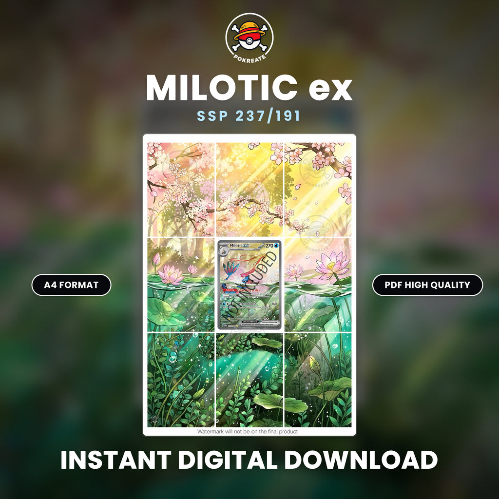 Printable Extended Artwork • Pokémon • Milotic SSP 237/191