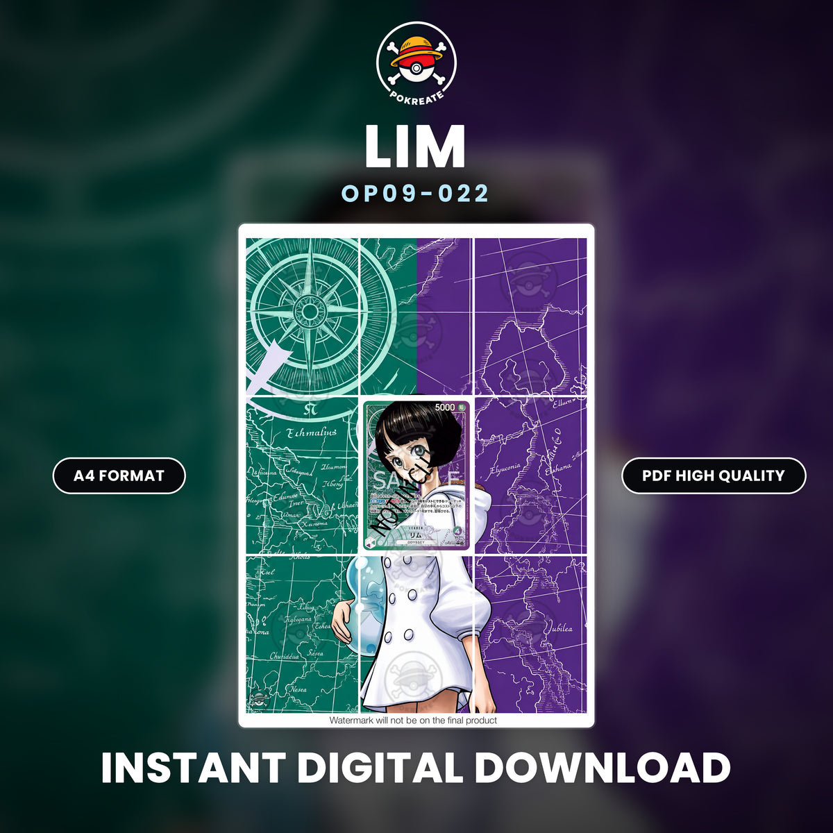 Printable Extended Artwork • One Piece • Lim OP09-022