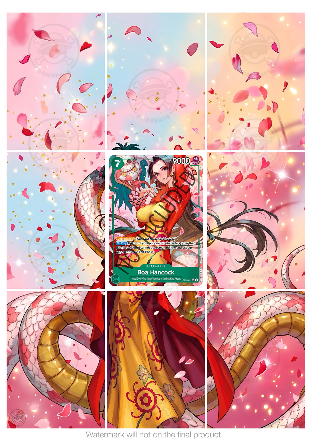 Printable Extended Artwork • One Piece • Boa Hancock OP16-032