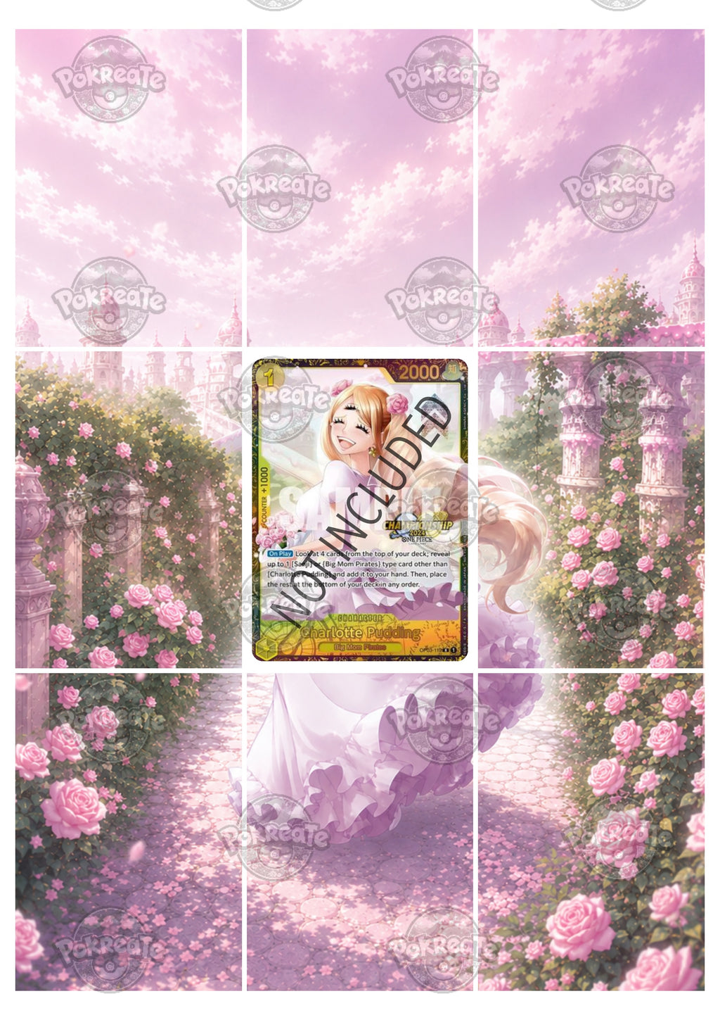 Printable Extended Artwork • One Piece • Charlotte Pudding OP03-112