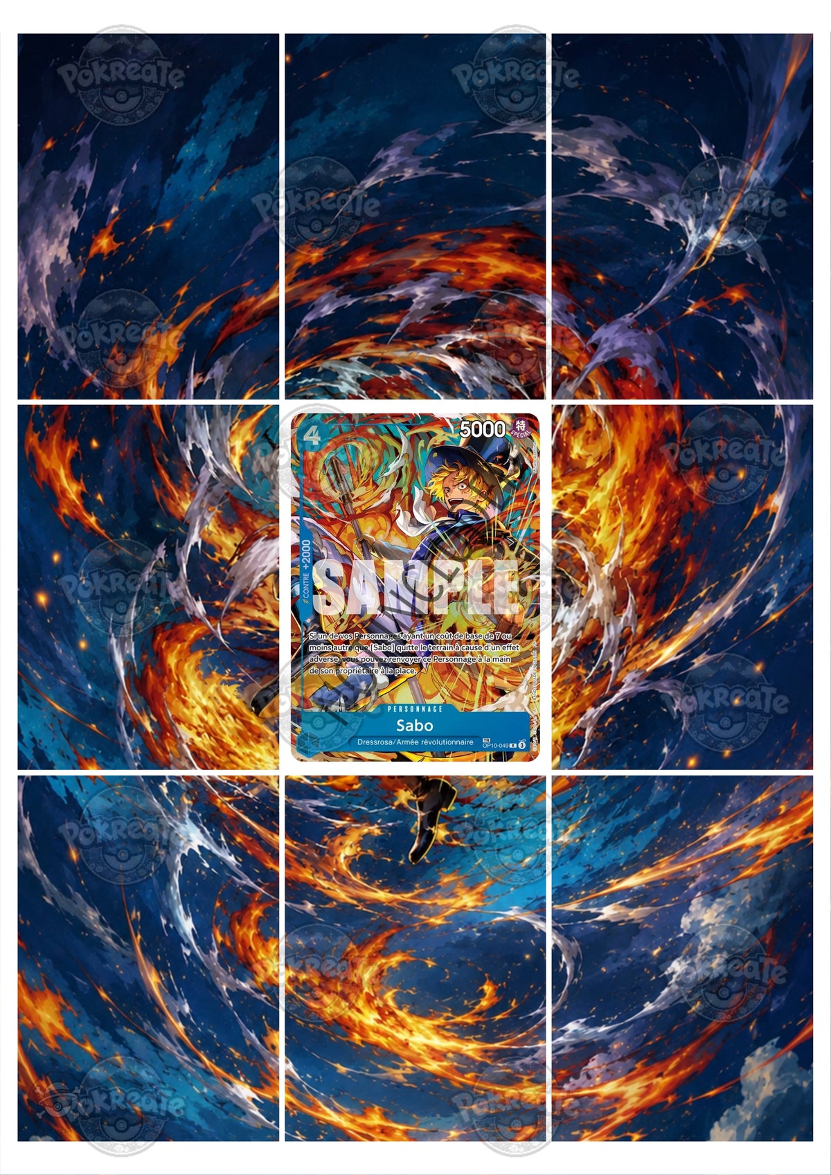 Printable Extended Artwork • One Piece • Sabo TR OP10-049