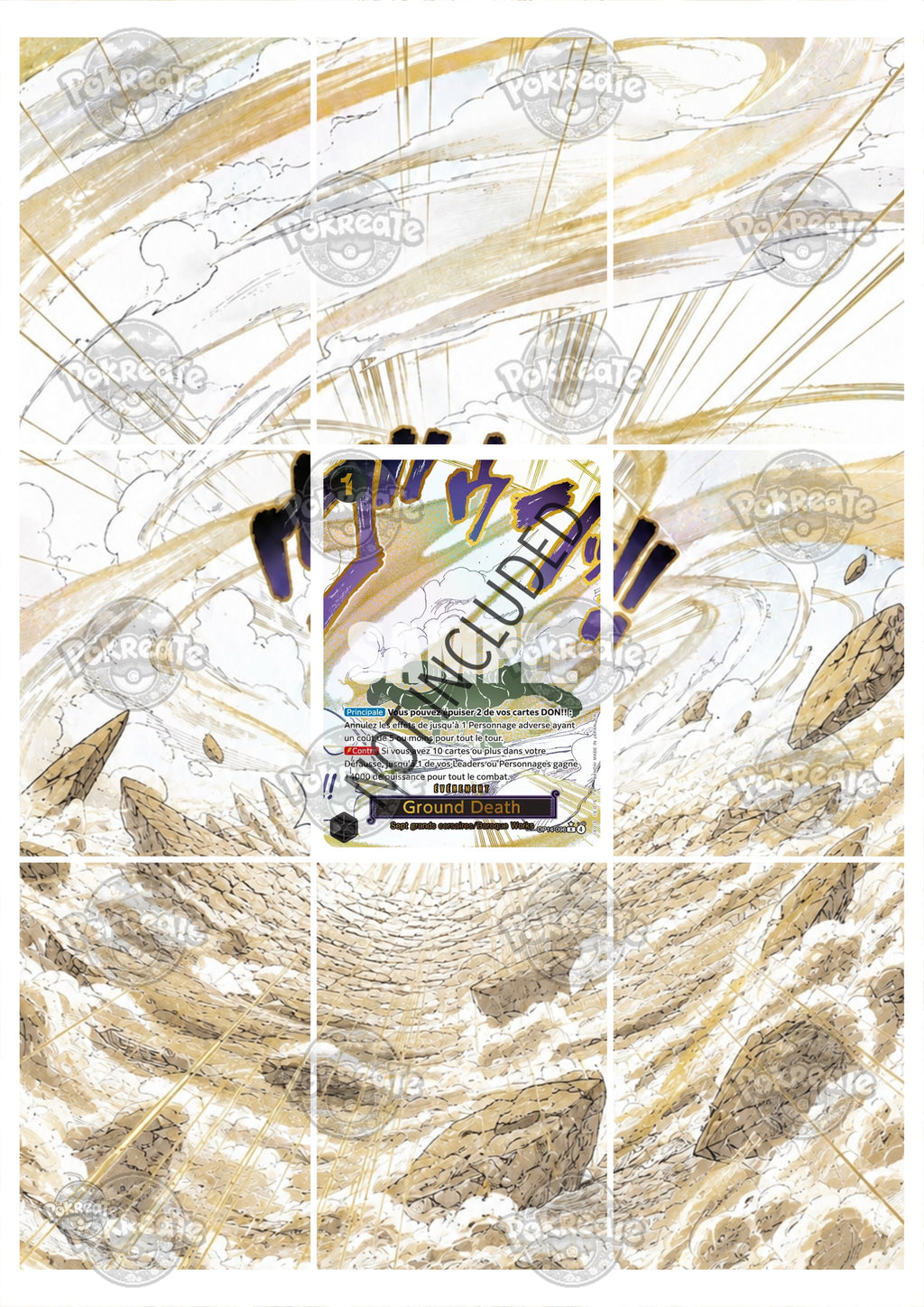 Printable Extended Artwork • One Piece • Ground Death OP14-096