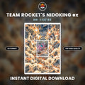 Printable Extended Artwork • Pokémon • Nidoking Ex DRI 233/182