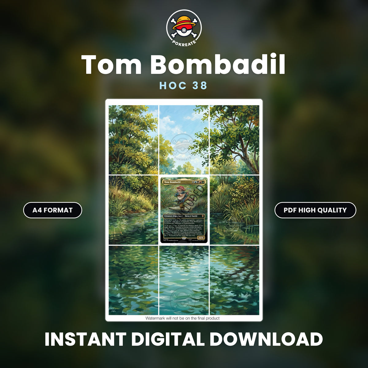 Printable Extended Artwork • Magic TG • Tom Bombadil HOC 38