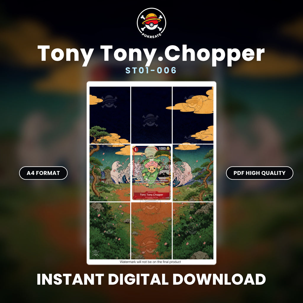 Printable Extended Artwork • One Piece • Chopper ST01-006 C.