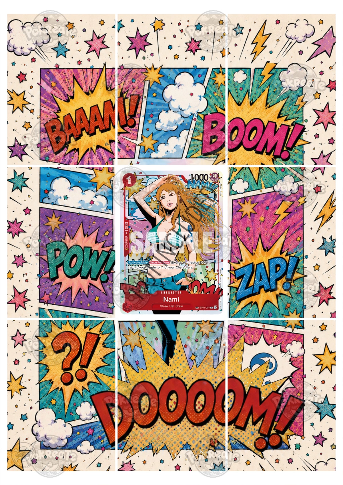 Printable Extended Artwork • One Piece • Nami TR ST01-007