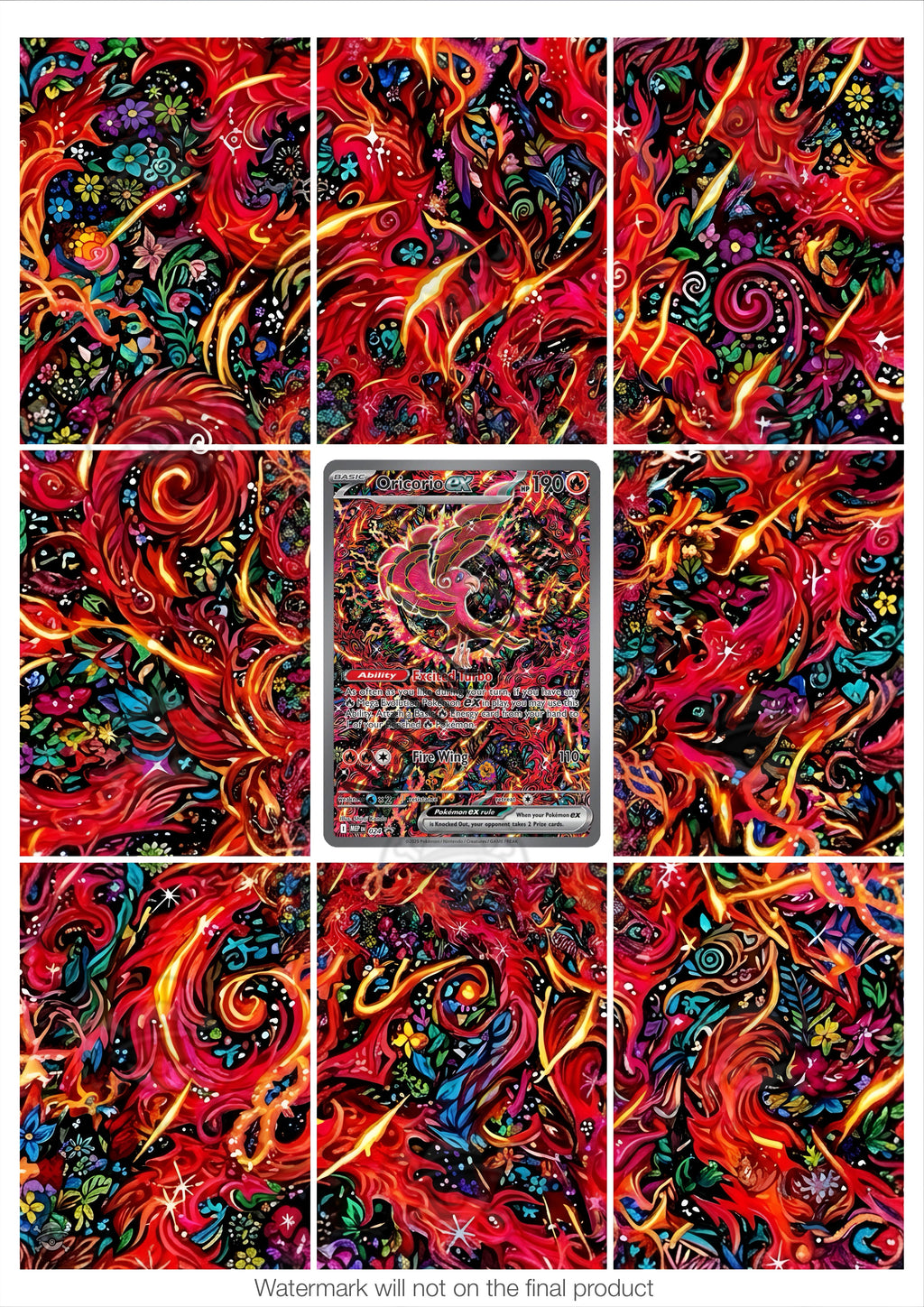 Printable Extended Artwork • Pokémon • Oricorio MEP 024