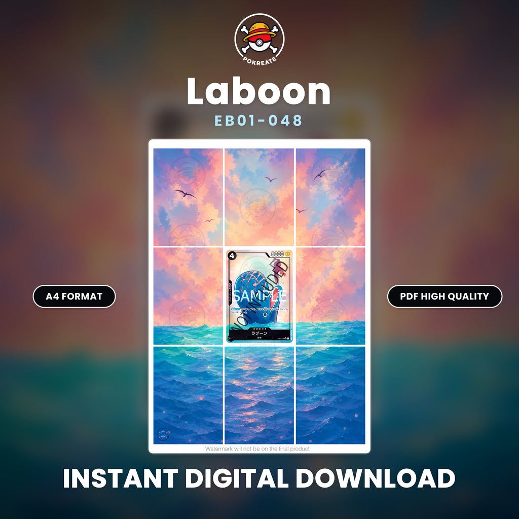 Printable Extended Artwork • One Piece • Laboon EB01-048