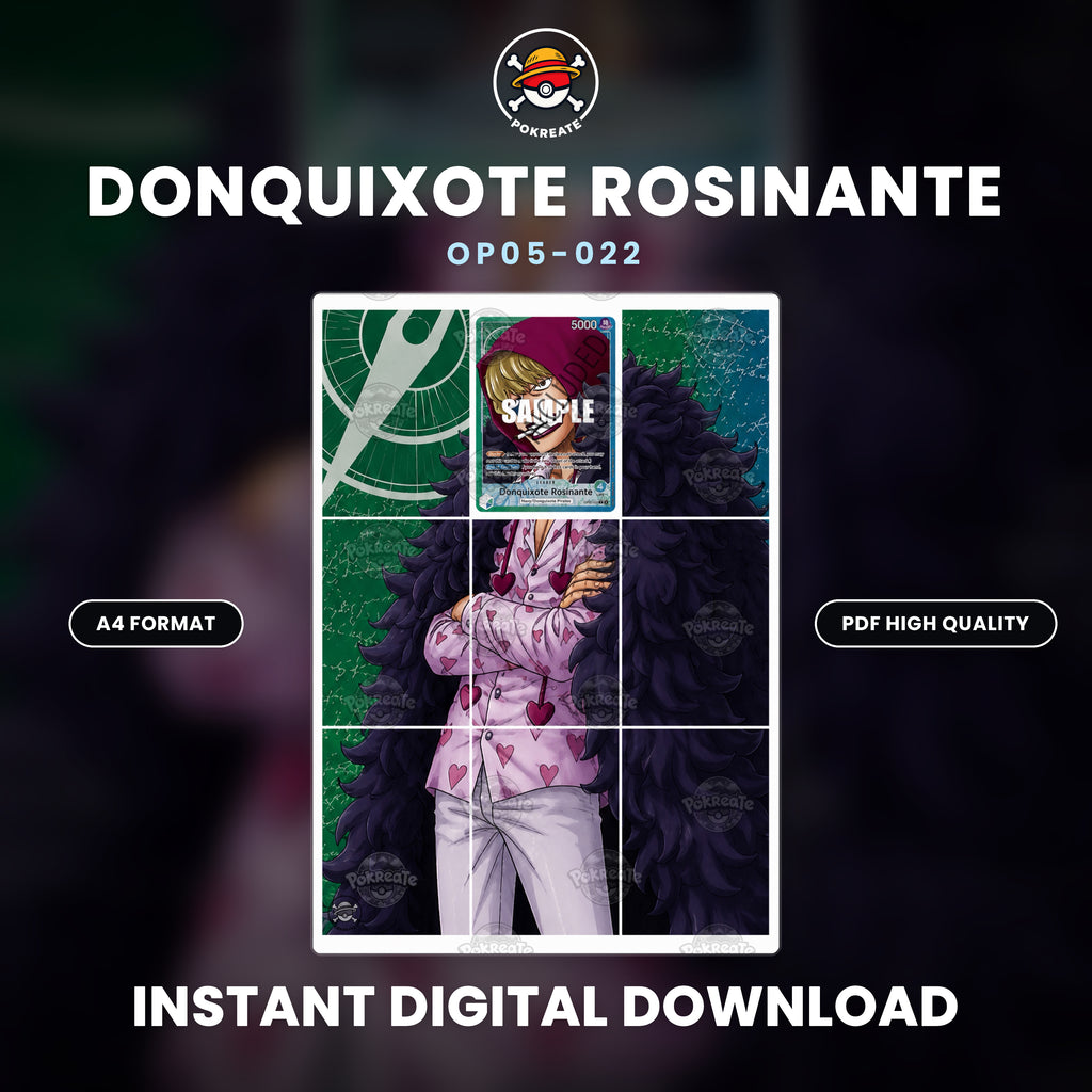 Printable Extended Artwork • One Piece • Rosinante OP05-022