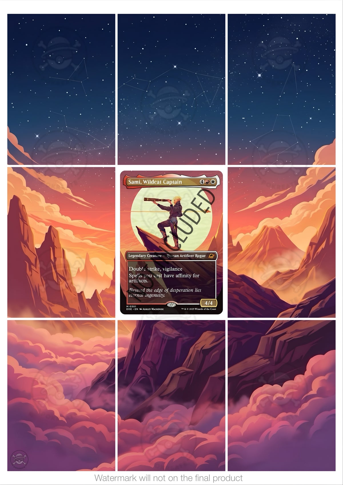 Printable Extended Artwork • Magic TG • Sami, Wildcat Captain EOE 301