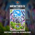Printable Extended Artwork • Pokémon • Mewtwo V 072/078