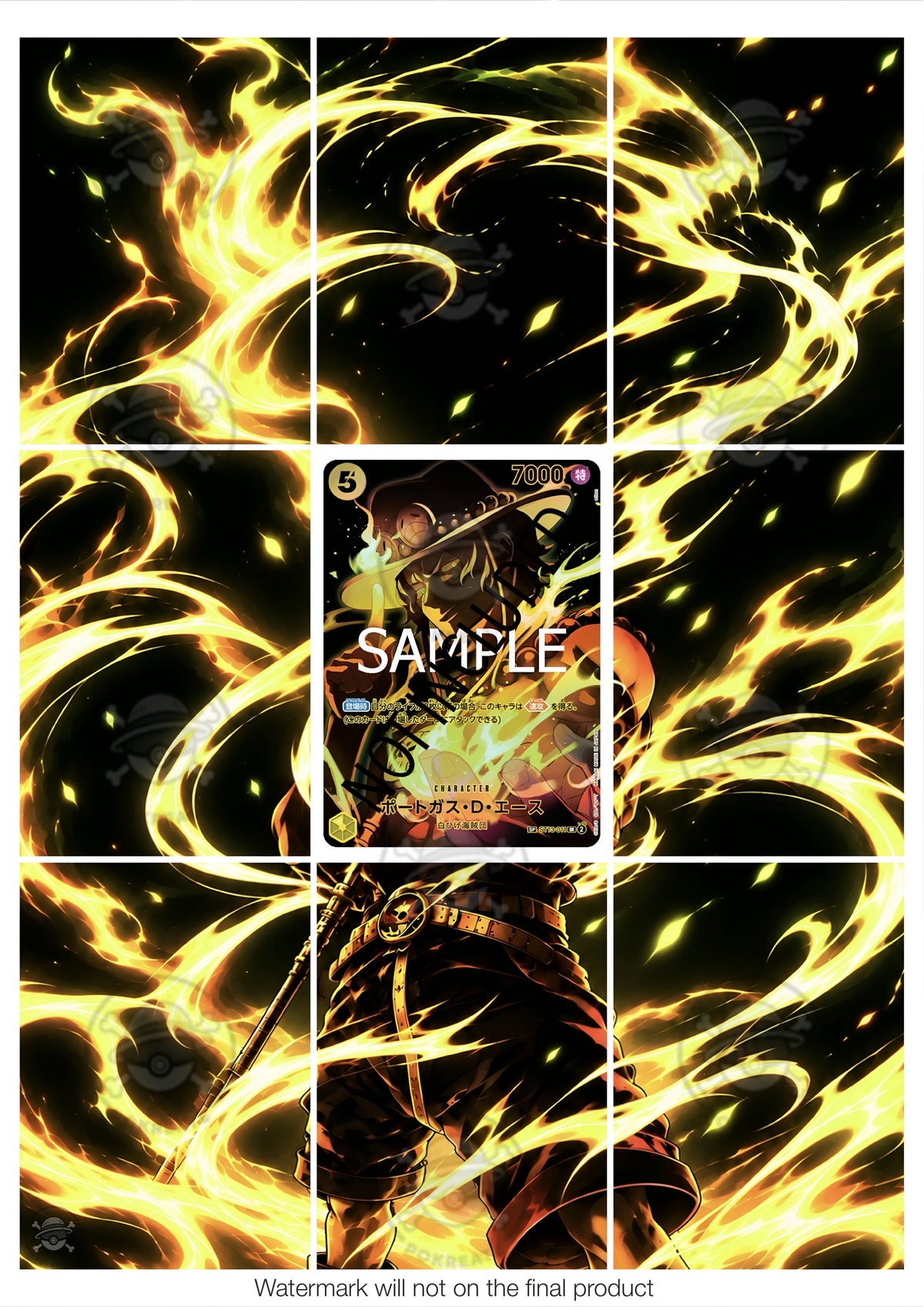 Printable Extended Artwork • One Piece • Ace SP ST13-011