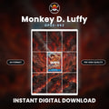 Printable Extended Artwork • One Piece • Luffy OP02-062
