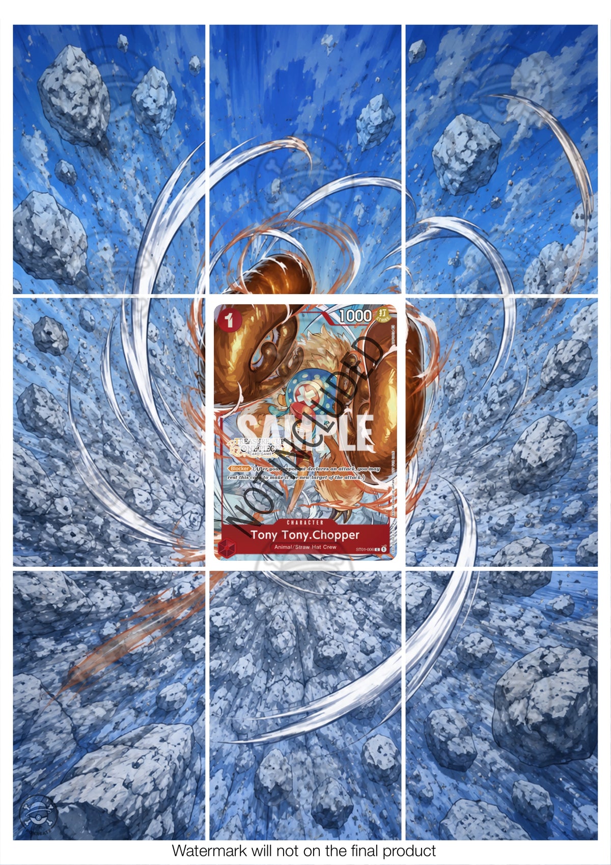 Printable Extended Artwork • One Piece • Chopper ST01-006