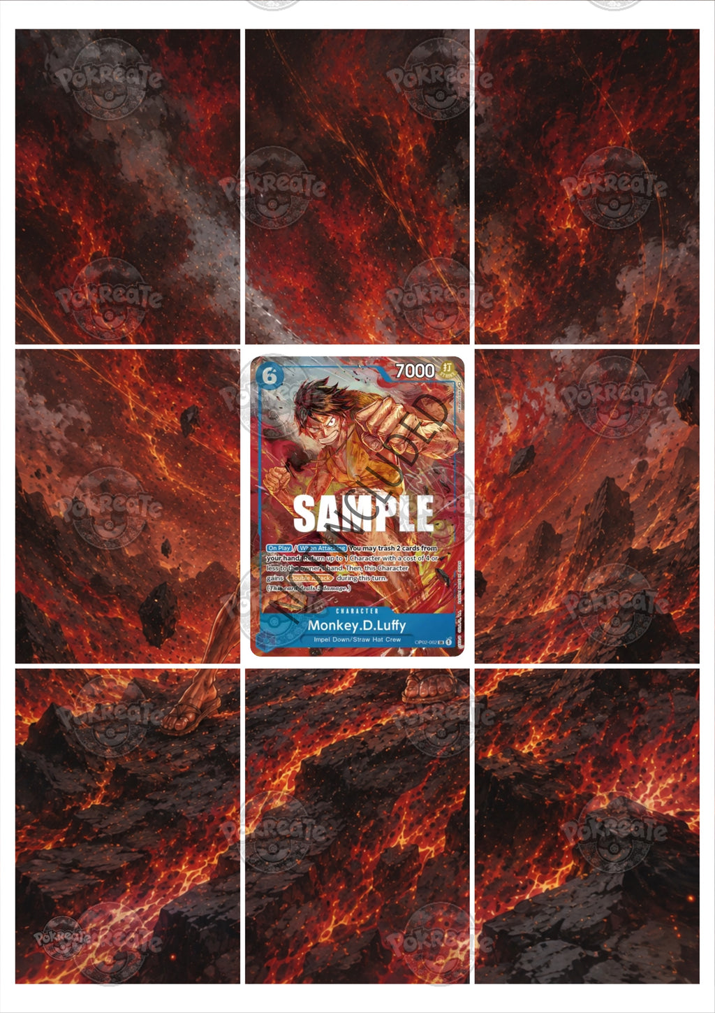 Printable Extended Artwork • One Piece • Luffy OP02-062