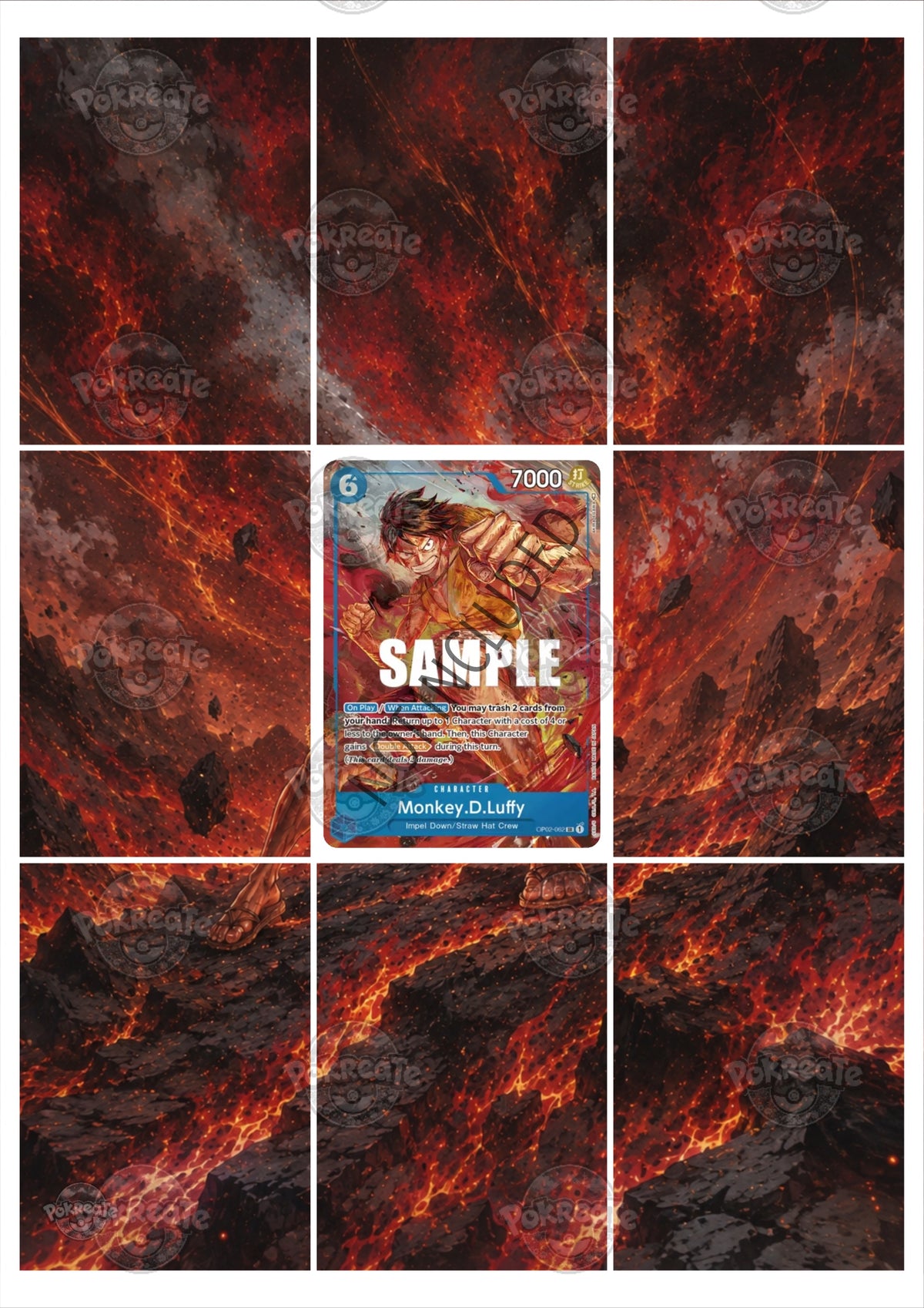 Printable Extended Artwork • One Piece • Luffy OP02-062