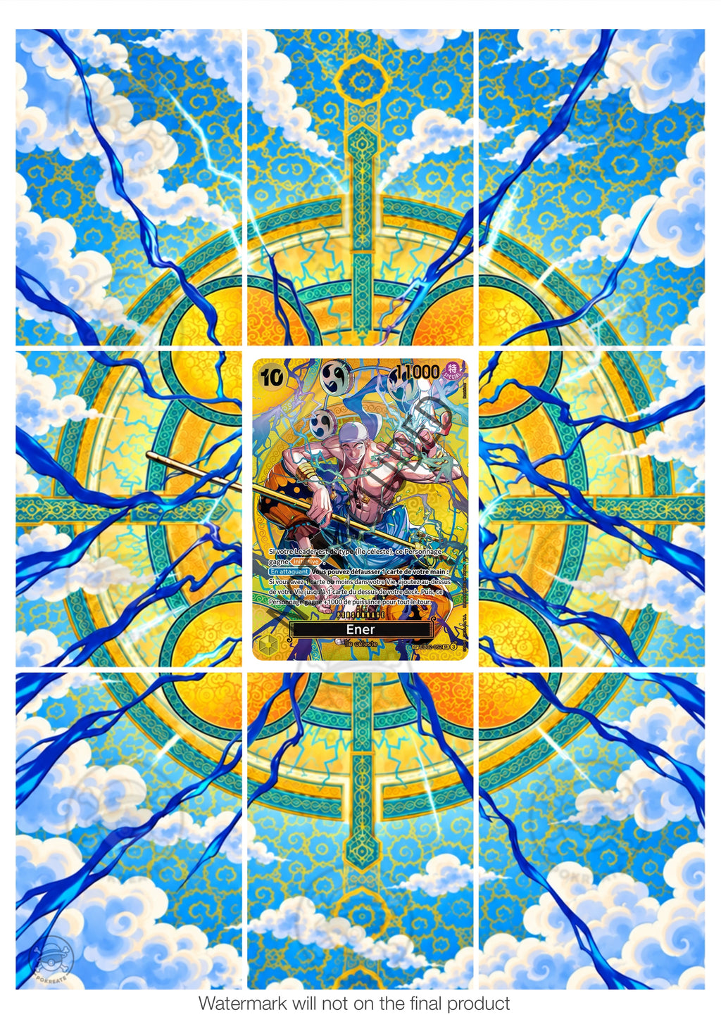 Printable Extended Artwork • One Piece • Enel SP EB02-052