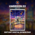 Printable Extended Artwork • Pokémon • Umbreon V TG22/TG30