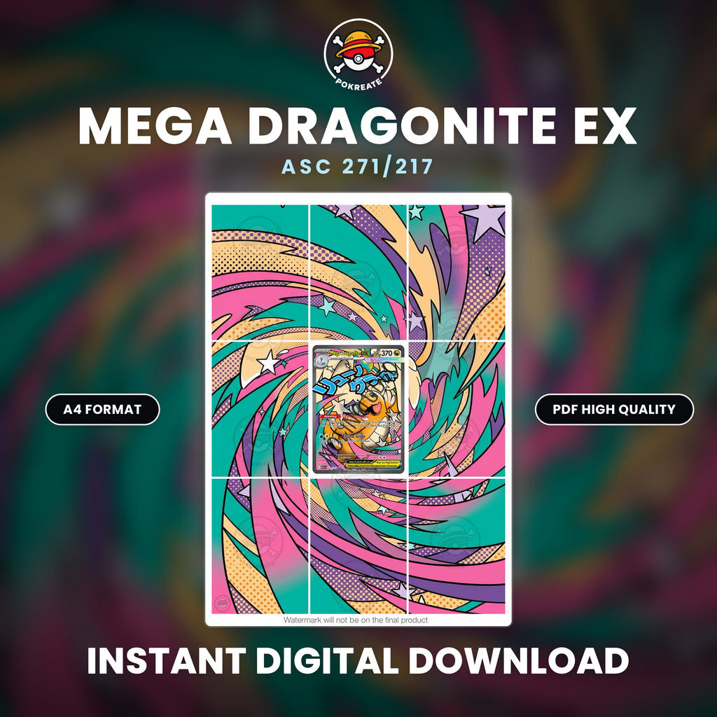 Printable Extended Artwork • Pokémon • Mega Dragonite Ex ASC 271/217