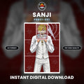 Printable Extended Artwork • One Piece • Sanji PRB01-001