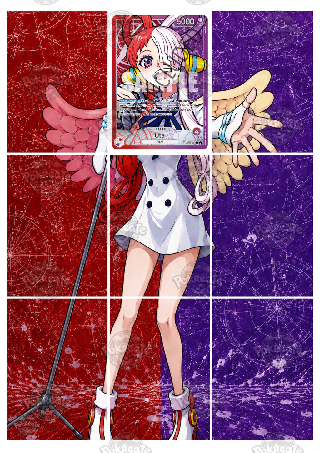 Printable Extended Artwork • One Piece • Uta OP06-001