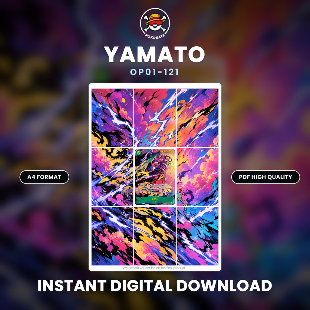 Printable Extended Artwork • One Piece • Yamato OP01-121