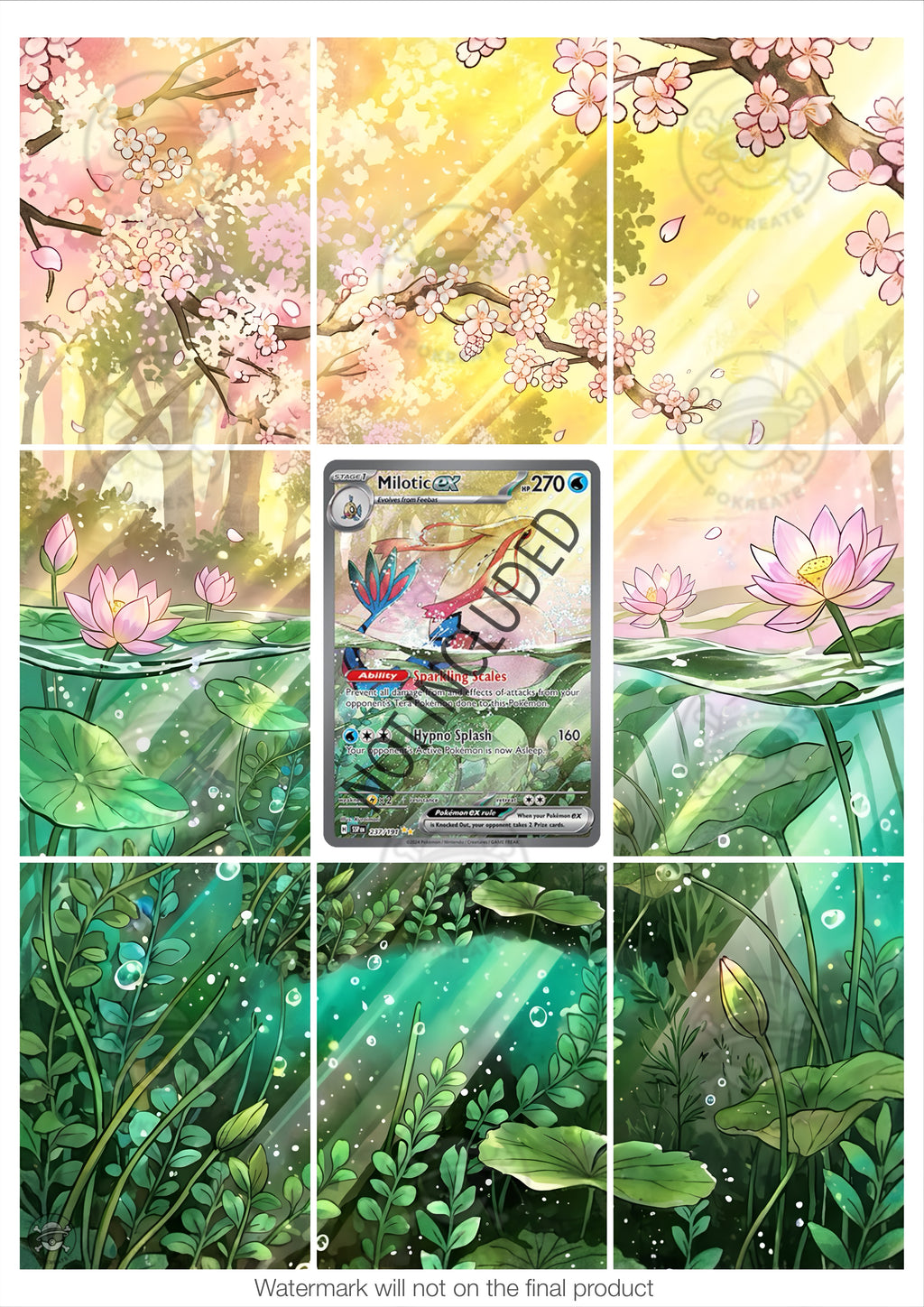 Printable Extended Artwork • Pokémon • Milotic SSP 237/191