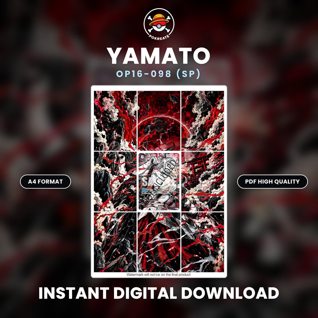 Printable Extended Artwork • One Piece • Yamato SP Haki OP16-098