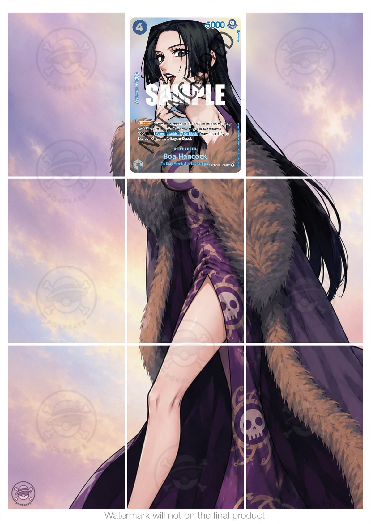 Printable Extended Artwork • One Piece • Boa Hancock SP OP01-078