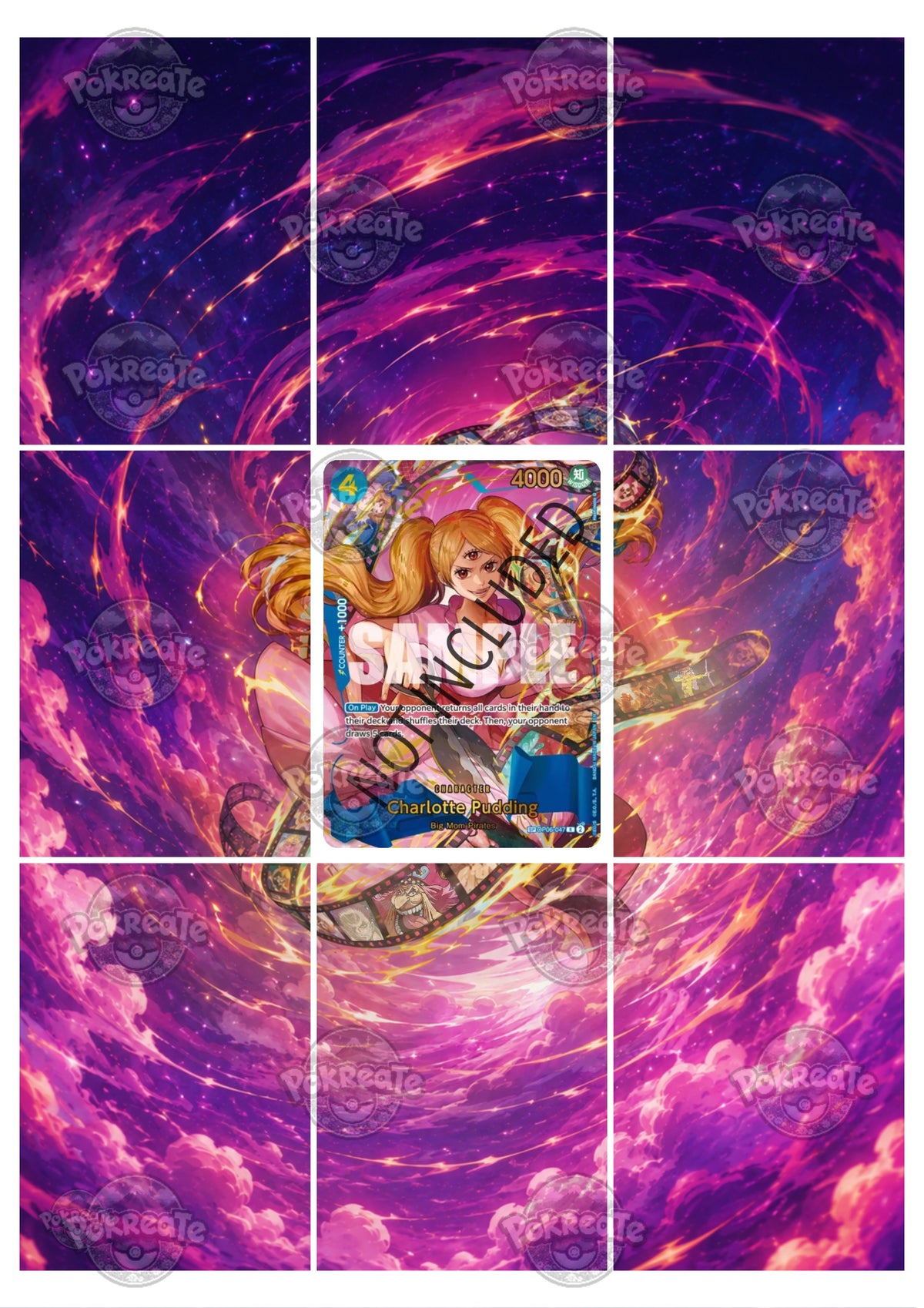 Printable Extended Artwork • One Piece • Charlotte Pudding SP OP06-047