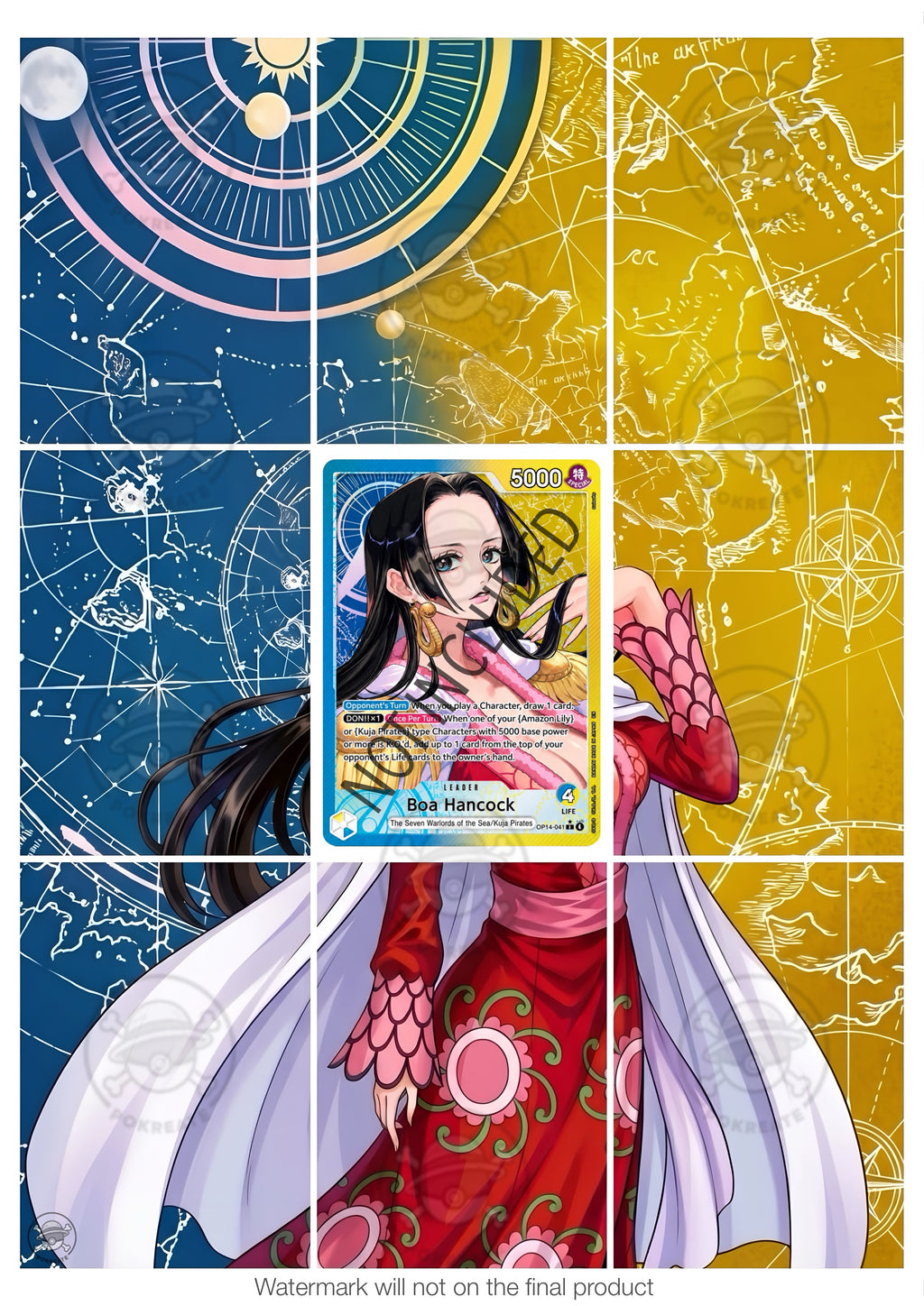 Printable Extended Artwork • One Piece • Boa Hancock OP14-041
