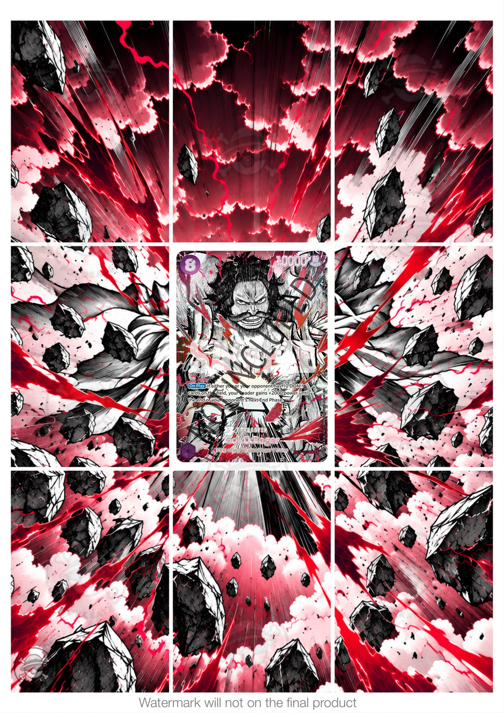 Printable Extended Artwork • One Piece • Gol.D.Roger SP Haki P-107