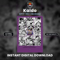 Printable Extended Artwork Toploader • One Piece • Kaido Manga OP17-062