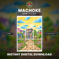 Printable Extended Artwork • Pokémon • Machoke MEW 177/165