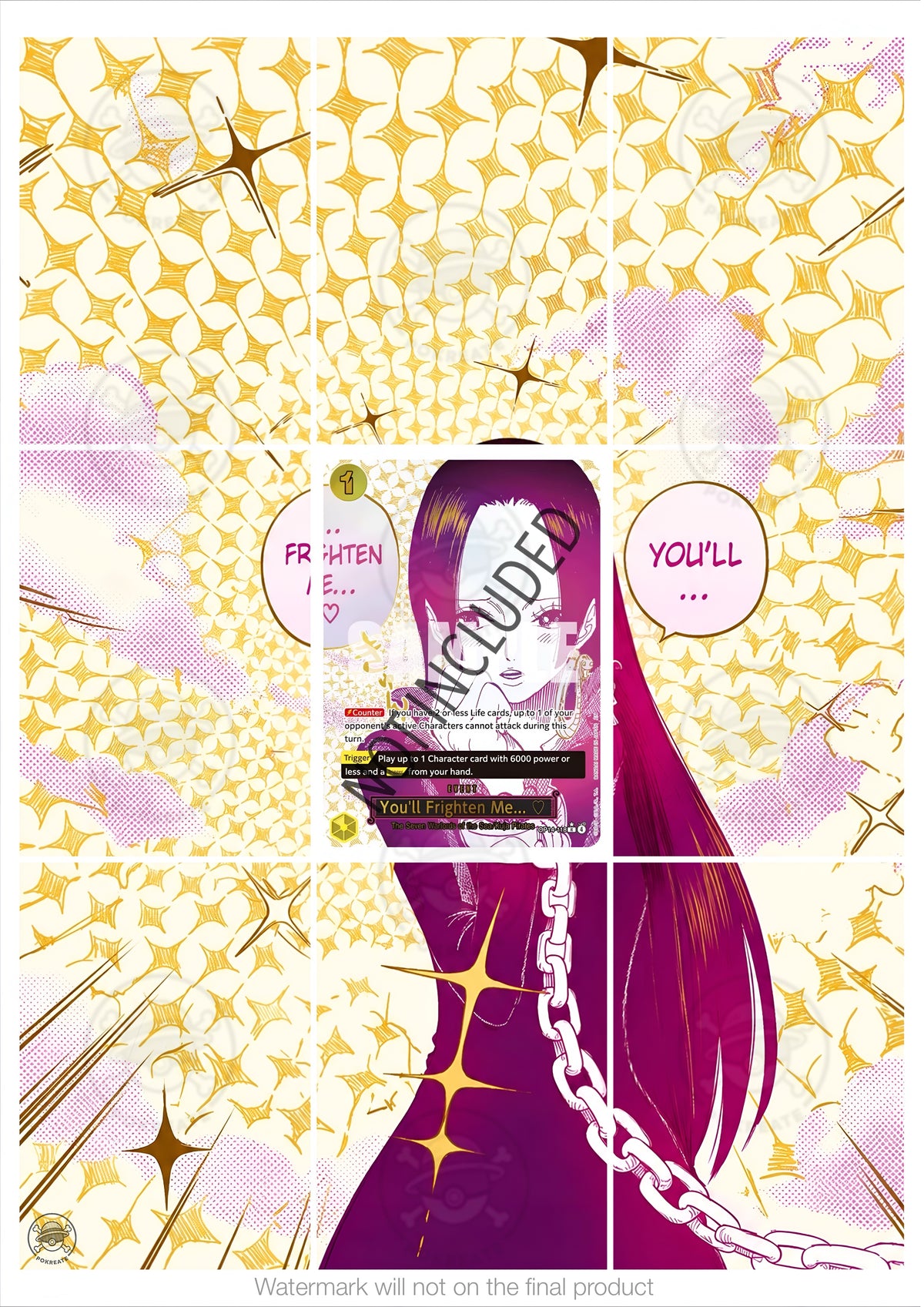 Printable Extended Artwork • One Piece • You’ll Frighten Me… Event OP14-118