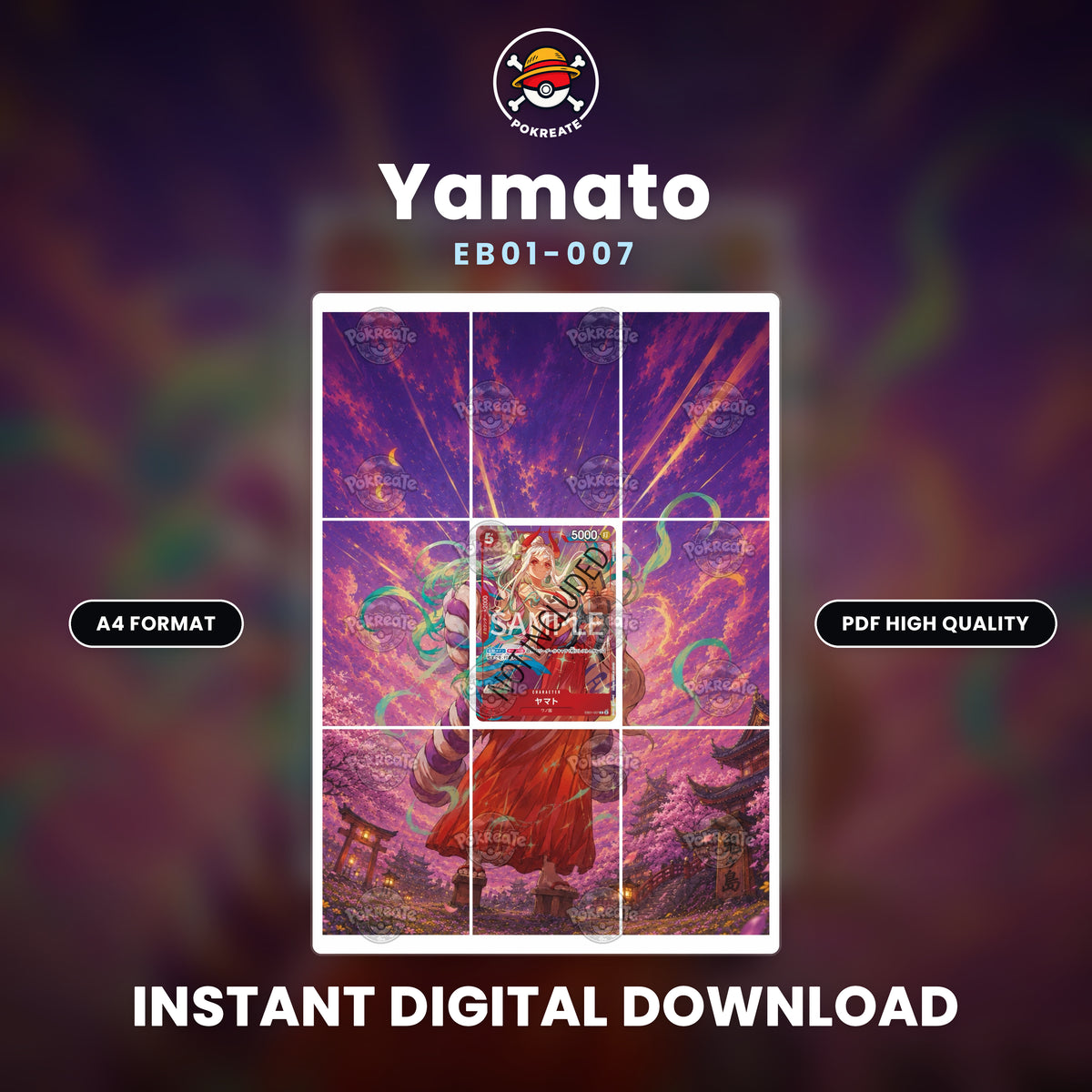 Printable Extended Artwork • One Piece • Yamato EB01-007