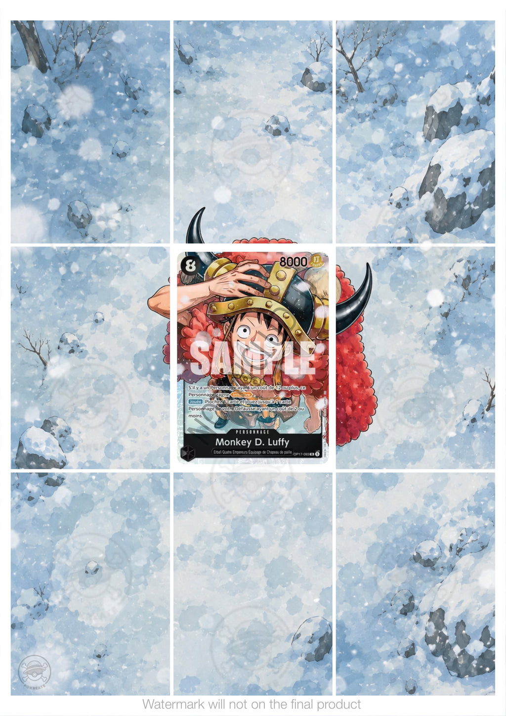 Printable Extended Artwork • One Piece • Luffy OP17-093