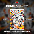 Printable Extended Artwork • One Piece • Luffy OP10-111