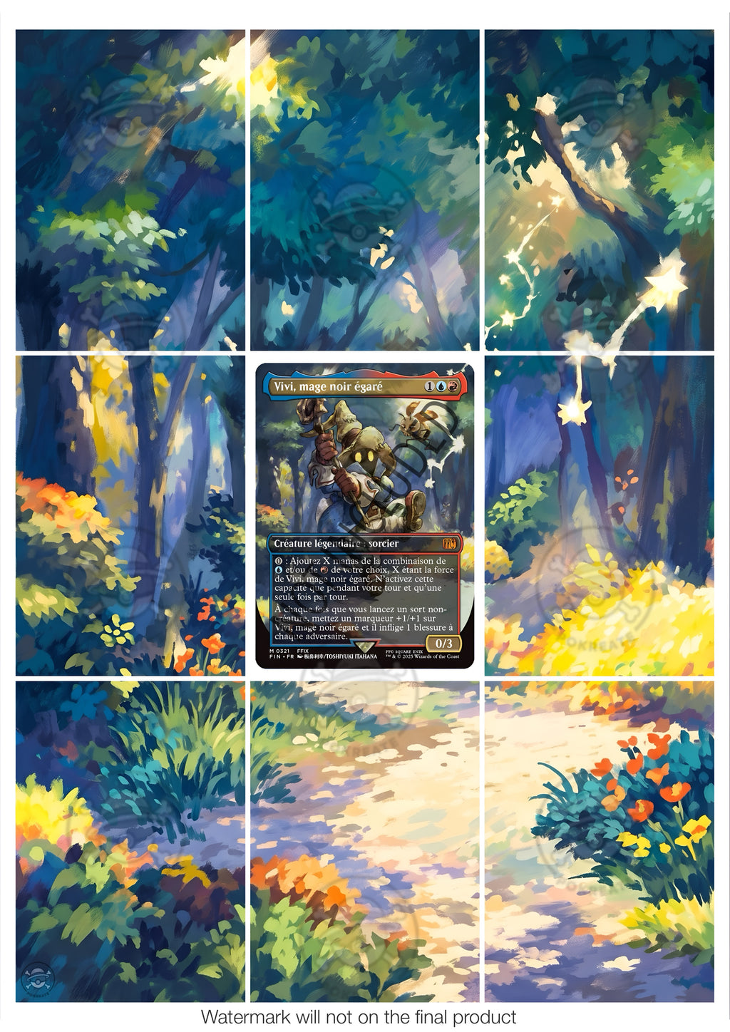 Printable Extended Artwork • Magic • Vivi C321